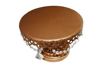 Gold Crystal Cake Stand