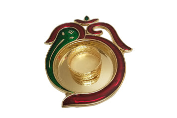 Acrylic_plated_ganesh_om_tealight