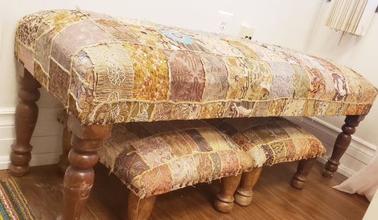 Embroidered Bench ( Rental )