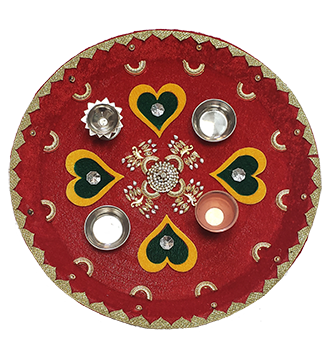 Floral Pooja Thali