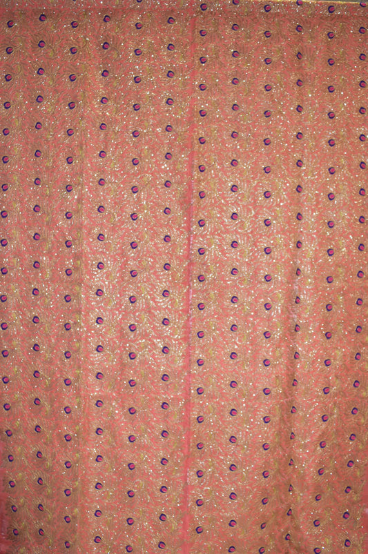 Neon Pink embroided Backdrop